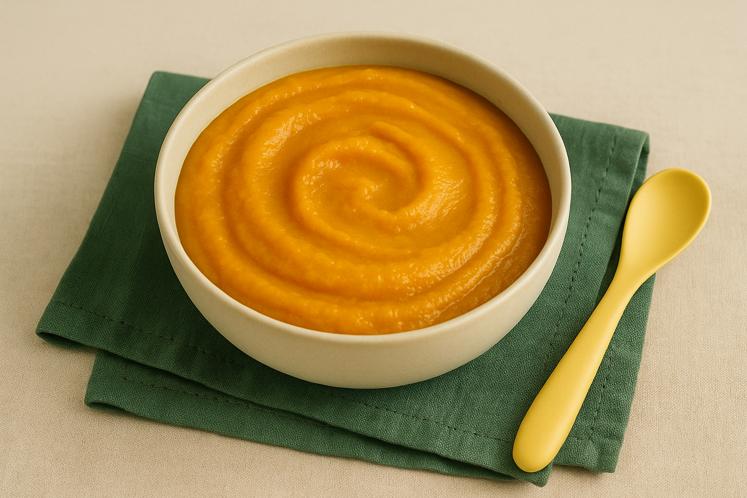 Papinha cremosa saudável